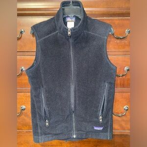 Patagonia black fleece vest, men’s size S